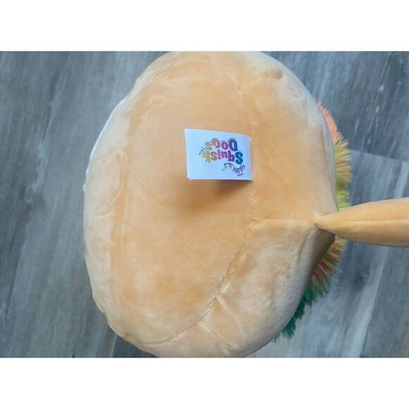 Squishmallow 12" Leonard the Lion Rainbow Mane Squish-Doos Kellytoy NWT 2021 - Picture 5 of 5